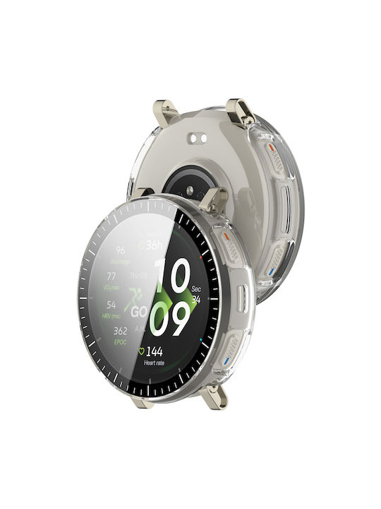 Techsuit Defense360 Pro Kunststoff mit gehärtetem Glas Tragbare Hülle in Transparent Farbe für Amazfit Active 3 Premium
