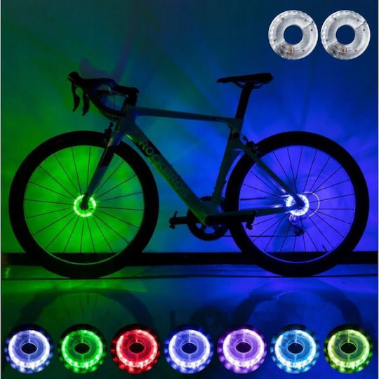 Rockbros SI24530002001 Lumini Reîncărcabile Pentru Roată de Bicicletă