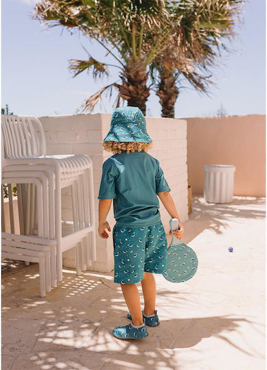 Set 2 Kinder Strandschläger & Bälle Whale Türkis Monnëka