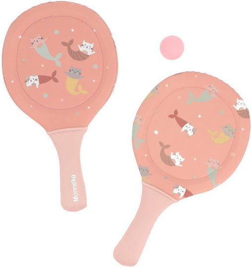 Set of 2 Mermaid Cats Monnëka Beach Rackets