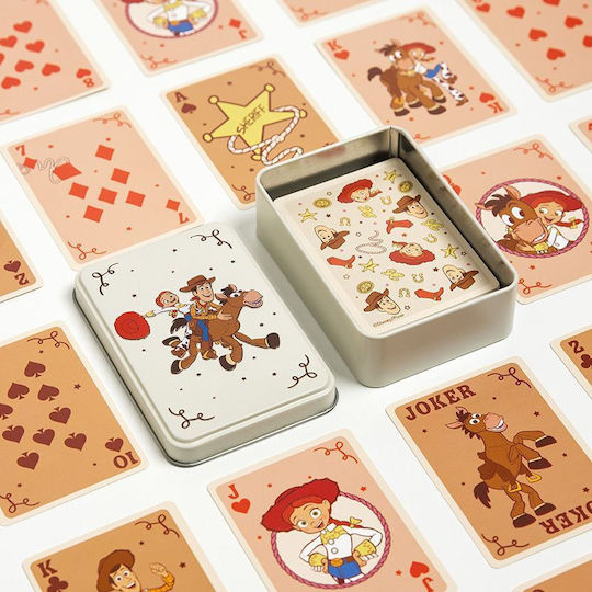 Toy Story Cowboy Kartenspiele In Einer Blechdose