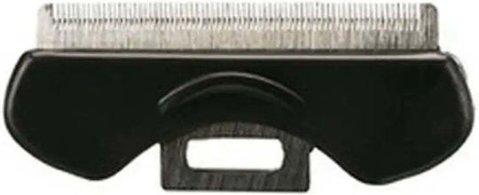 Trixie Carding Comb Medium for Misc Hair Lengths with Razor for Hair Removal Blue