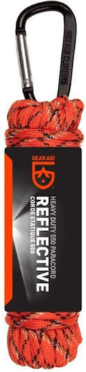 Paracord Reflektierendes Seil Gear Aid 9m Orange