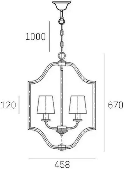 COSMOLight Ceiling Light Gold