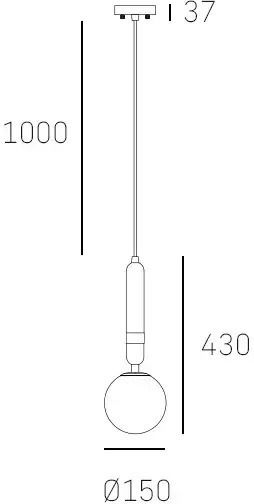 COSMOLight White Pendant Ceiling Light