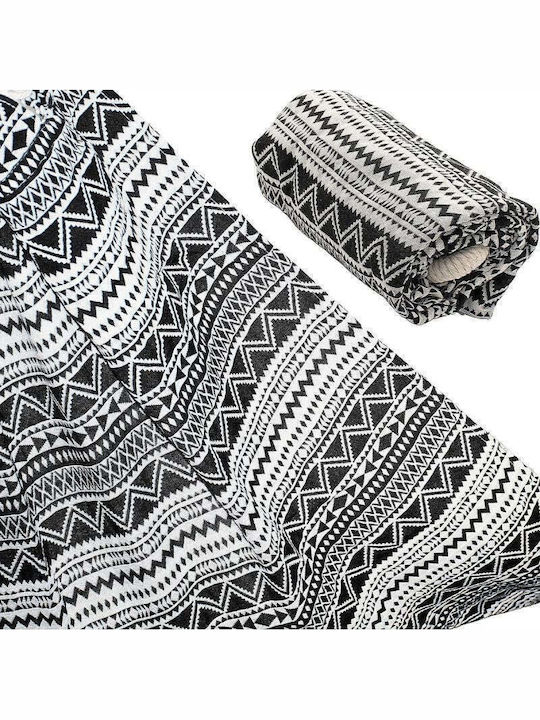 Saska Garden Hammock Net with Black Stand 200x100cm
