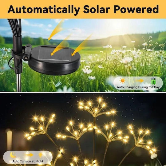 Stl-7275-60 Solar Light Dmuchawiec Tree Fireworks 72cm 60 Led Saska Garden