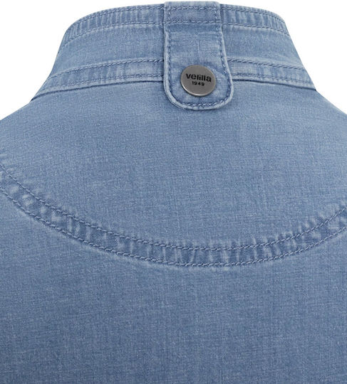 Haină De Bucătar Pentru Femei Mânecă Lungă Velilla 405212sw Denim Albastru Deschis