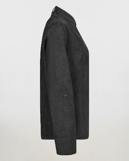 Γυναικείο Σακάκι Σεφ Μακρύ Μανίκι Velilla 405212sw Dark Grey Denim