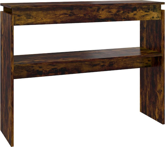 Wooden Console Table Smoky Oak L102xW30xH80cm