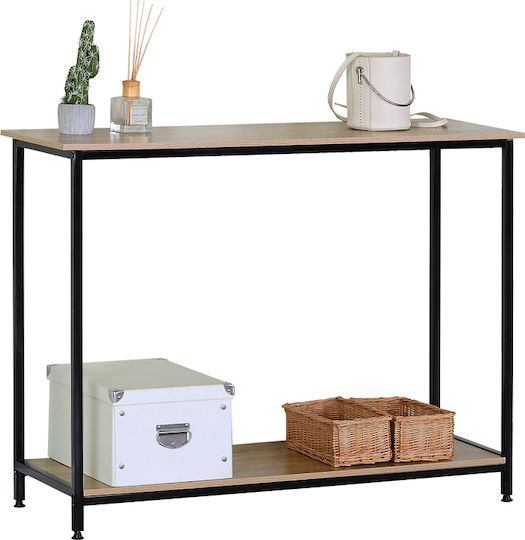 Metal Console Surface Black M106xW35xH81cm