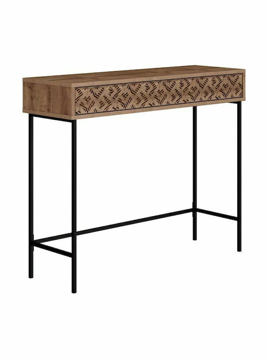 Elettra Konsole Walnut / Black L110xB35.5xH90cm