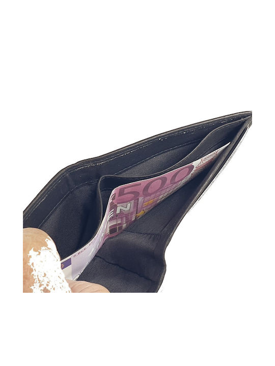 Δερμάτινο Ανδρικό Πορτοφόλι με RFID Μαύρο