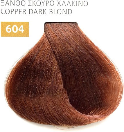 Mediterranean Cosmetics Olive Oil Hair Dye No604 - Dark Blonde Copper 60ml