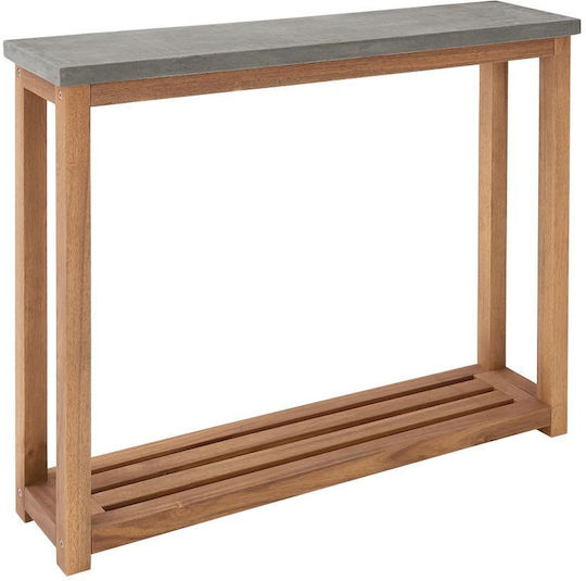 Beton - Konsolentisch Naturzement Breite 85 X Tiefe 20 X Höhe 70 Cm Beton - Konsolentisch Naturzement Breite 85 X Tiefe 20 X Höhe 70 Cm
