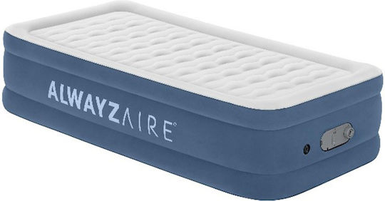Bestway Inflatable Single Air Mattress with Integrated Electric Pump 191x97x46cm
