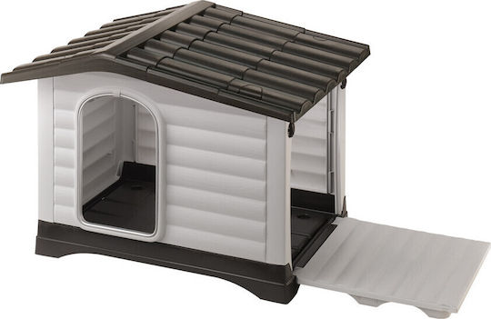 Glee Olympus Dog House Plastic Outdoor Gray 87x72x77.5cm