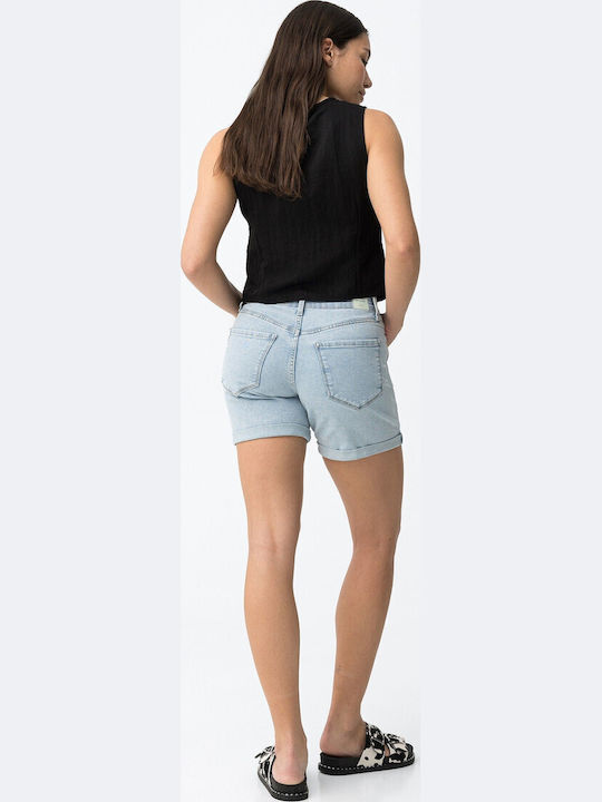 Дамски Дънков Шорт Light Denim