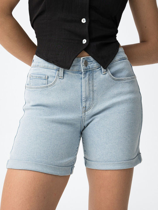 Дамски Дънков Шорт Light Denim