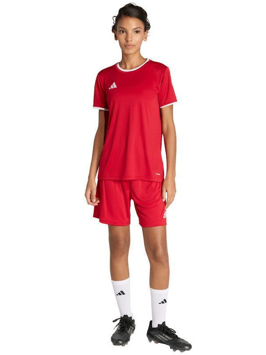 Entrada Pantaloni Scurți Sport Pentru Femei Roșii