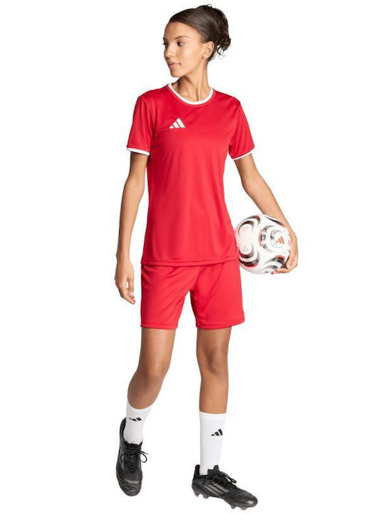 Entrada Pantaloni Scurți Sport Pentru Femei Roșii