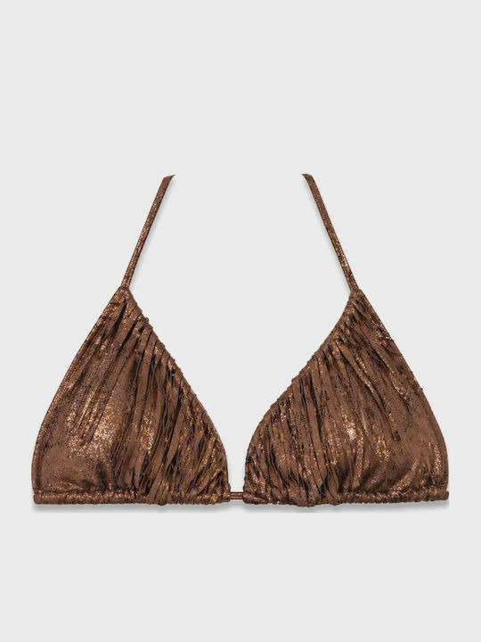 Bikini Τριγωνάκι Καφέ Μπρονζέ