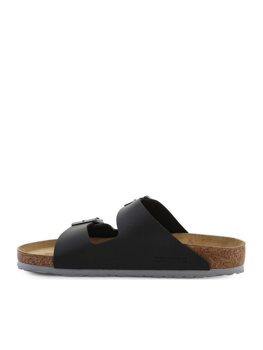 Leather Men's Sandals in Black Colour