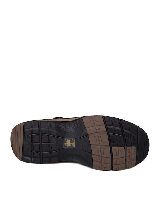 Leder Herrensandalen in Braun Farbe