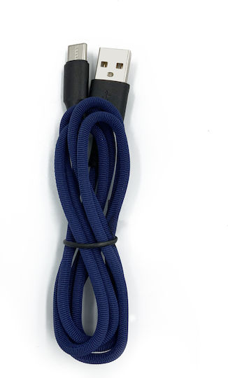 Cablu Micro USB Tip Regular USB 2.0 Albastru 1m Ω5090306-003 1 Bucată