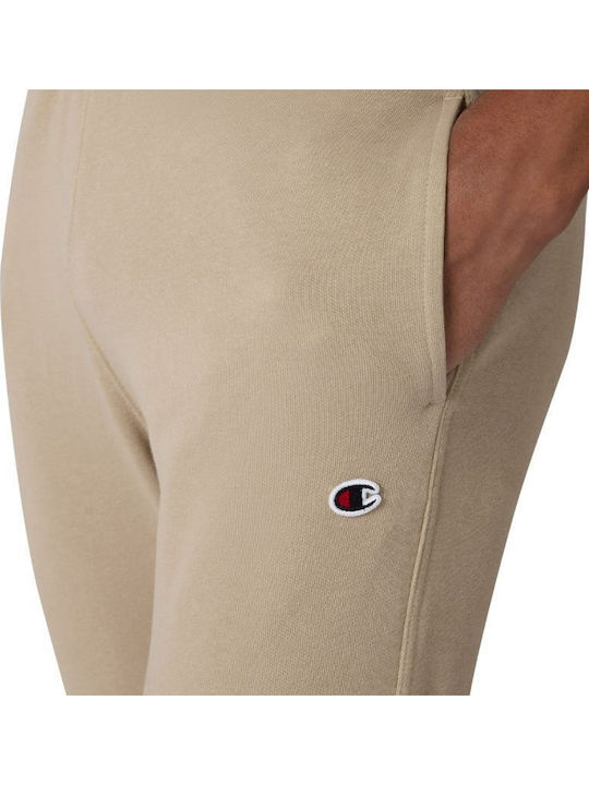Rib Cuff Pants Pantaloni De Trening Bej