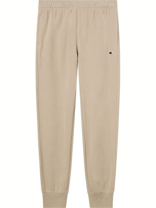 Rib Cuff Pants Pantaloni De Trening Bej