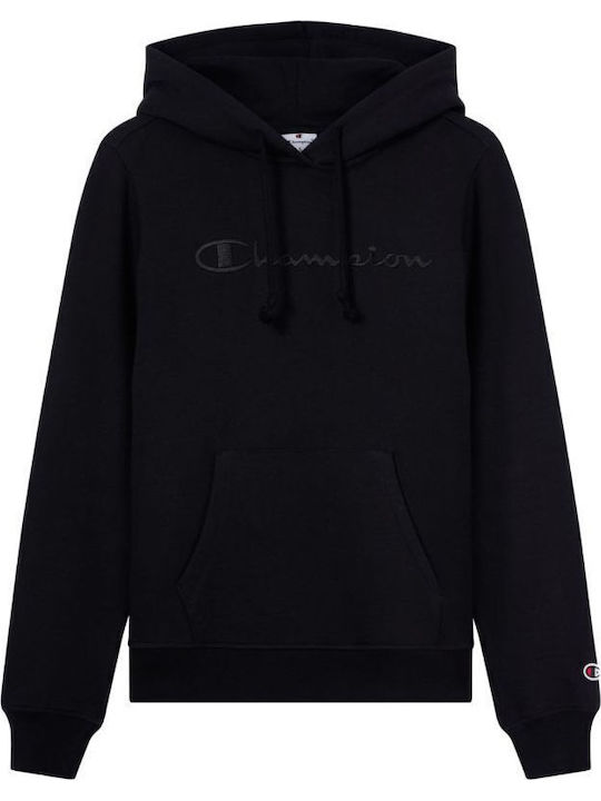 Damen Sweatshirt mit Kapuze Schwarz