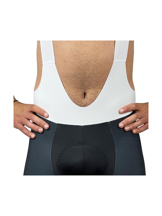 Demaraz Men's Cycling Pants with Braces Black