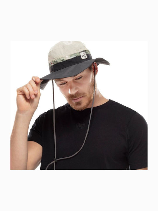 Buff Fabric Men's Hat Gray