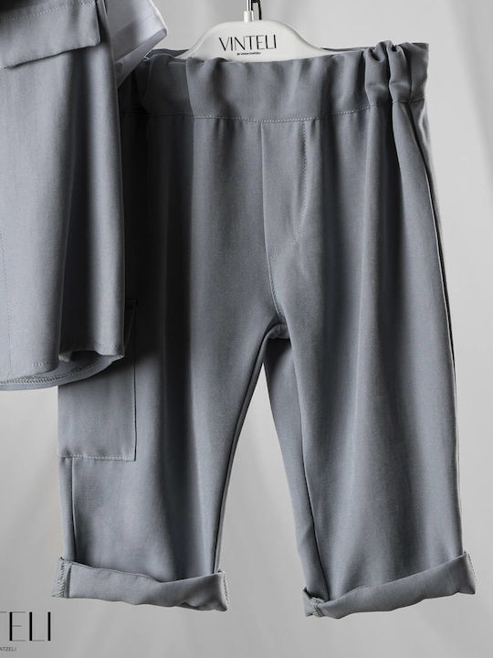 Vinteli Baptism Suit For Boy White