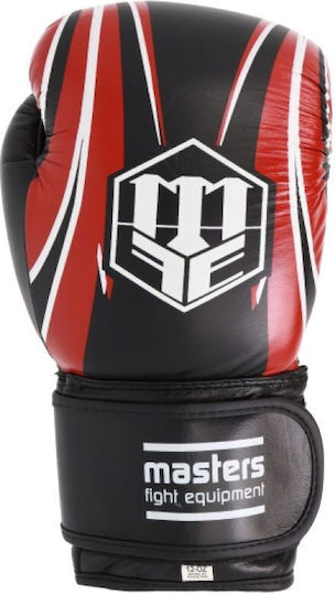 Sport Masters 155-120102 Boxing Gloves Leather for Competition Black
