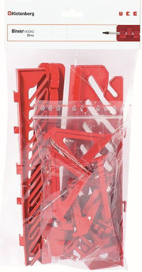 Set of Hooks for Workshop Board Supports 20 Pieces Kistenberg