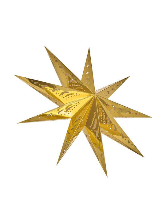 Saska Garden Christmas Illuminated Paper Pendant Star