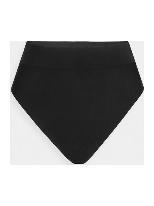 Bikini Slip Ψηλόμεσο Μαύρο