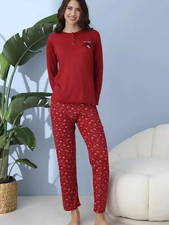 Lindros Summer Women's Pyjama Set Krasouli