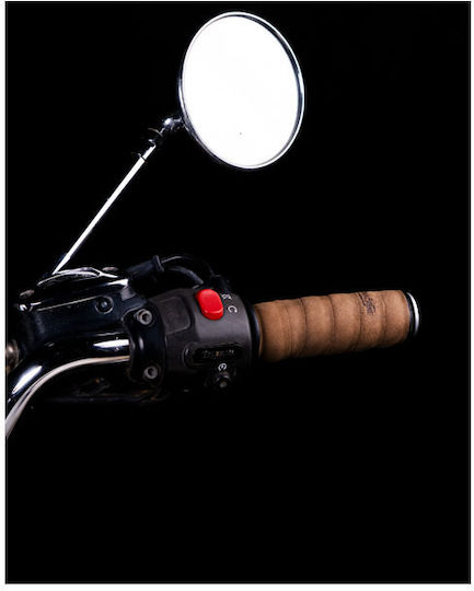 Tripmachine Leather Protective Motorcycle Grip Tape Brown Leather Handlebar Grip Wraps Tobacco Brown