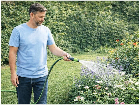 Wall Reel Garden Hose Pipe Set 1/2 15m