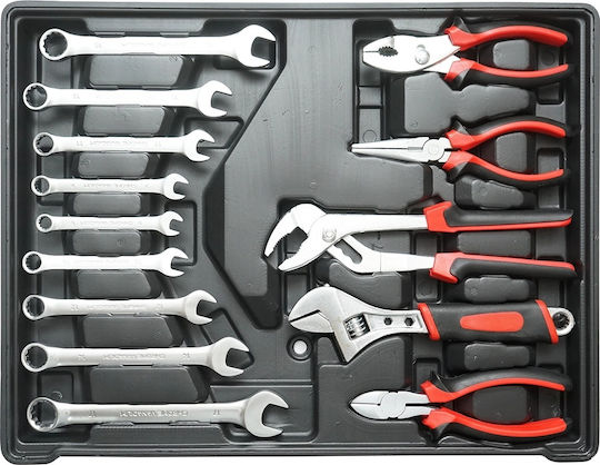 Tool Set 186 Pieces Trolley and Transport Tool Case