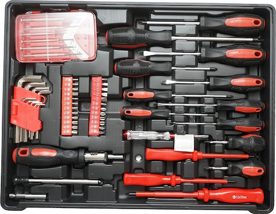 Tool Set 186 Pieces Trolley and Transport Tool Case