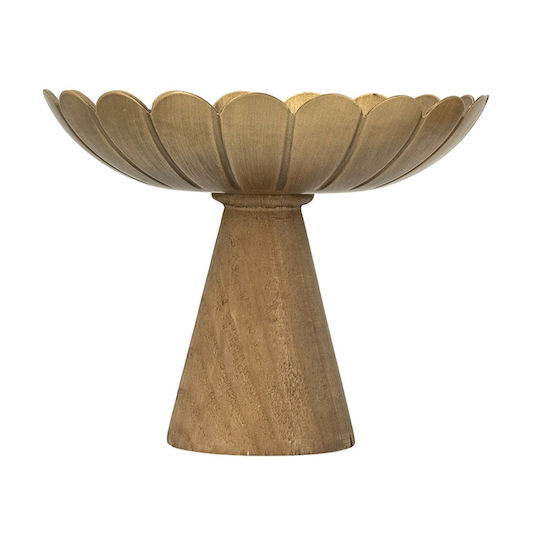 Artekko Solis Διακοσμητικό Μπωλ Μεταλλικό Χρυσό 25x25cm