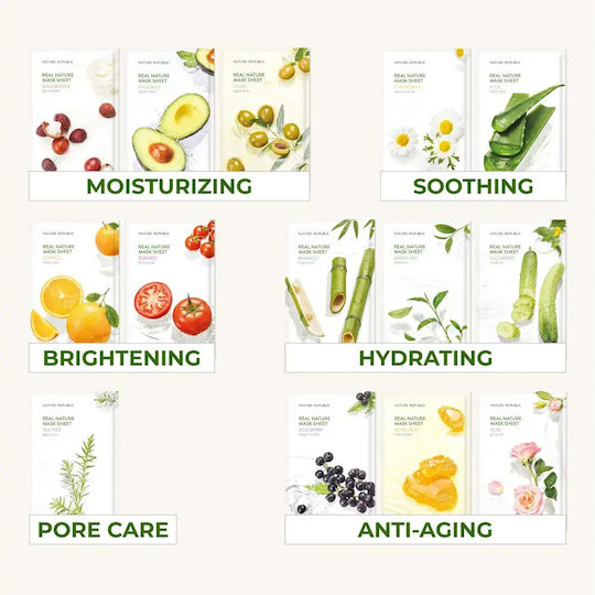 Nature Republic Sheet Μάσκα Προσώπου 23ml