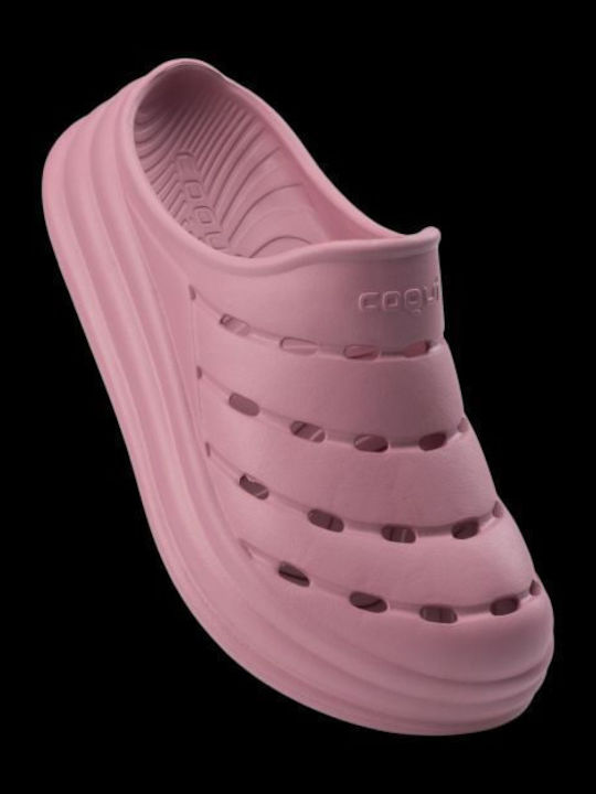 Coqui Damen Holzschuhe Rosa