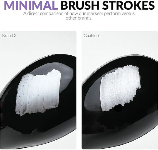 Gaahleri Metallic Series Markers Gun Metal
