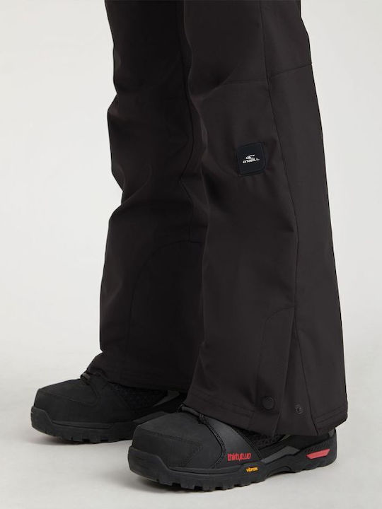 Women's Fabric Trousers In Slim Fit Black