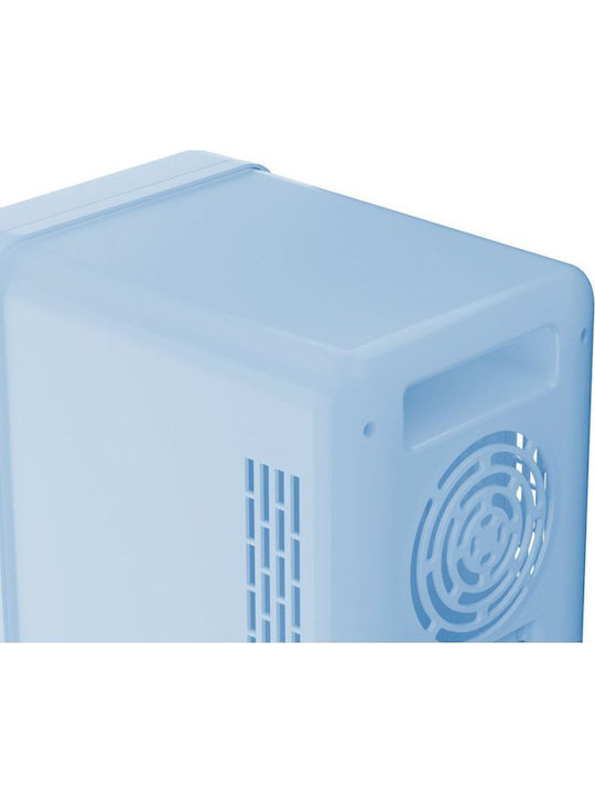 Cosmetic Refrigerator 4lt With Shelf Mirror LED Lighting And Heating Function Blue 42W